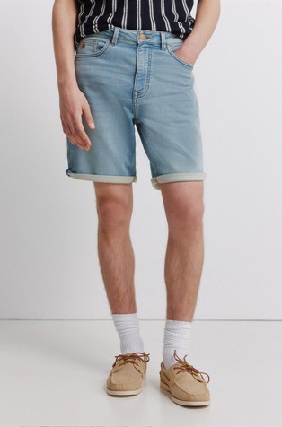 Slim fit kratke hlače od mekanog denima