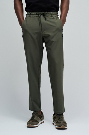 Regular fit hlače s elastičnim obrubom oko struka