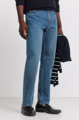 Skinny fit jeans hlače s ispranim izgledom