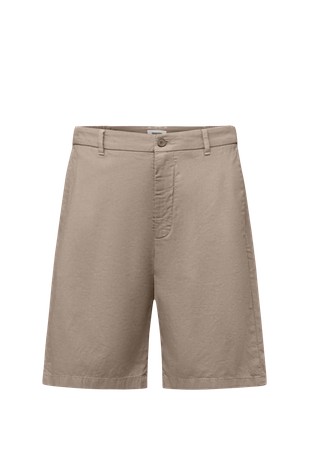 Regular fit shorts in cotton-linen blend