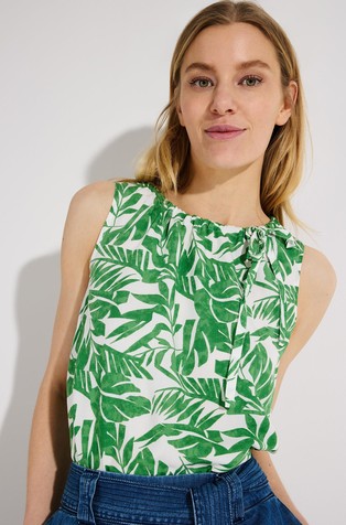 Viscose top with print