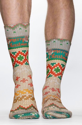 XMAS Knit muške čarape