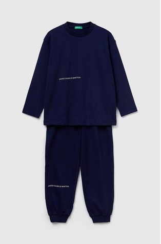 Pamučna pidžama dugih rukava