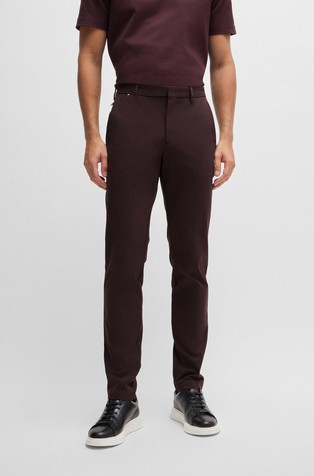 Slim fit hlače od rastezljive mješavine pamuka