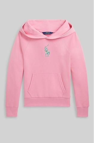 Floral Big Pony pulover s kapuljačom i frotirnom unutrašnjošću