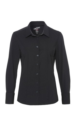 Functional slim fit shirt with long sleeves