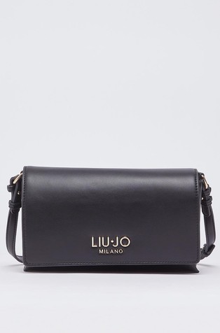 Small shoulder bag in faux-leather