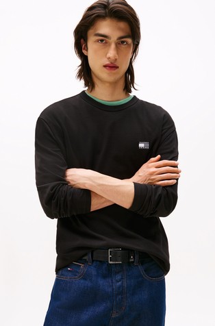 Majica dugih rukava s našivkom