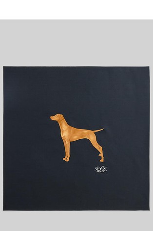 Dog Silk Square Scarf