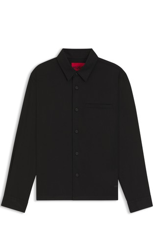 Oversized fit košulja-jakna od liocela i pamuka