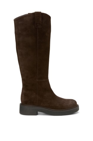 Čizme od brušene kože