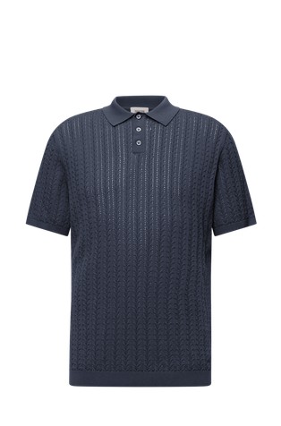 Pletena polo majica od merceriziranog pamuka