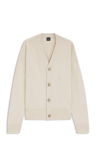 Relaxed fit kardigan od djevičanske vune