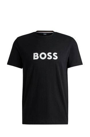 Regular fit pamučna majica kratkih rukava s UV-zaštitom