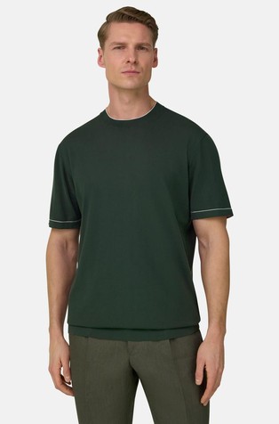 Pletena pamučna majica kratkih rukava