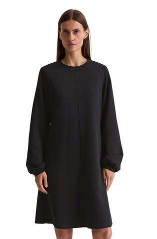 Relaxed jersey dress made from interlock quality