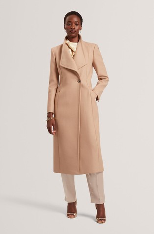 Kaput na preklop od mješavine vune