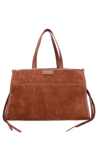 Velika tote torba od brušene kože