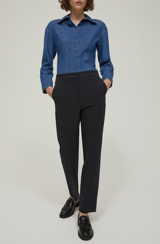 Slim fit chino hlače od mješavine pamuka