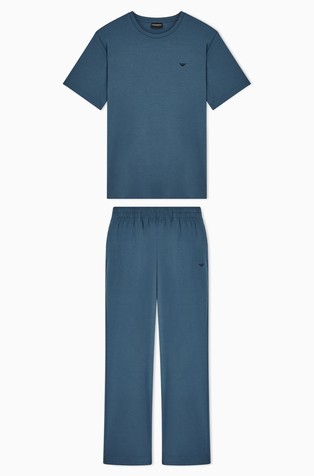 Pidžama kratkih rukava od interlock pamuka