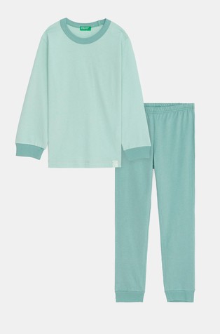 Pamučna pidžama dugih rukava