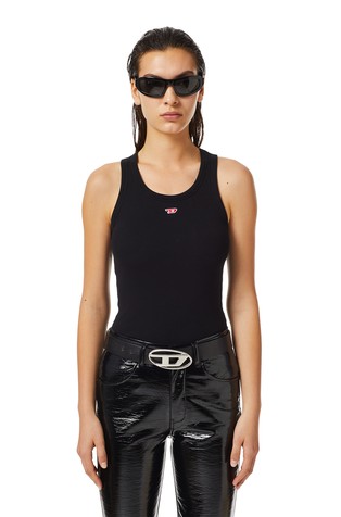 Majica bez rukava s D našivkom