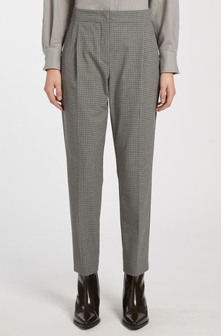 Tappered hlače s kariranim uzorkom