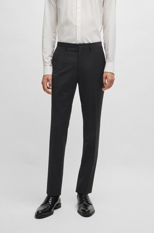 Extra slim fit hlače od iznimno rastezljive mješavine vune