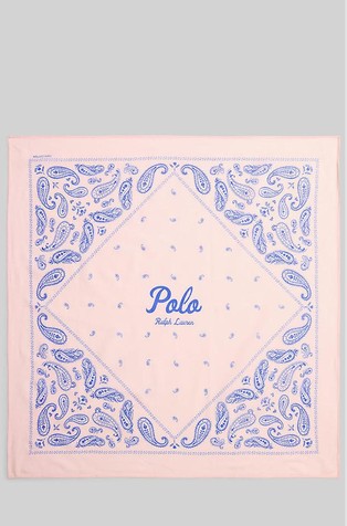 Logo Paisley Cotton Bandanna