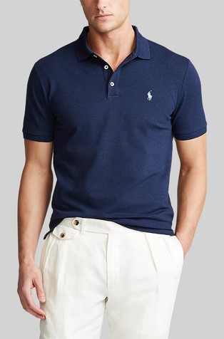 Slim fit rastezljiva polo majica