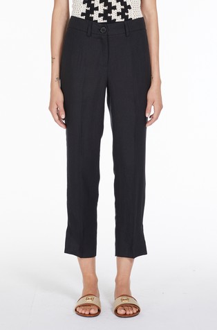 Cropped lanene hlače