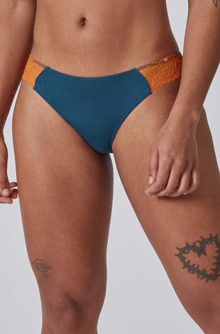 Every day in bamboo colorblock bikini briefs