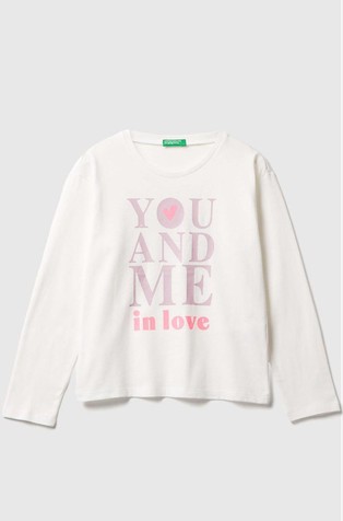 Pamučna majica dugih rukava s otiskom