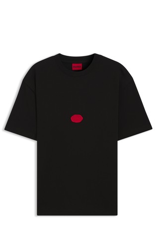 Majica od pamučnog jerseya s kontrastnim logotipom