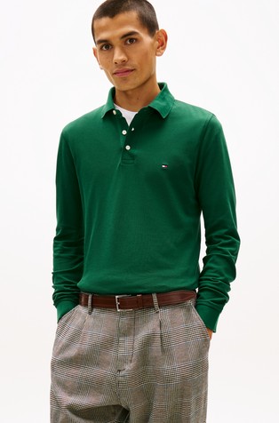 1985 TH Flex slim fit polo majica dugih rukava