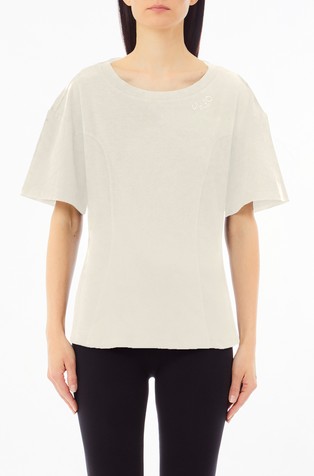 Stretch cotton T-shirt
