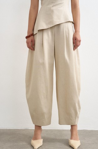 TSSINA barrel leg trouser