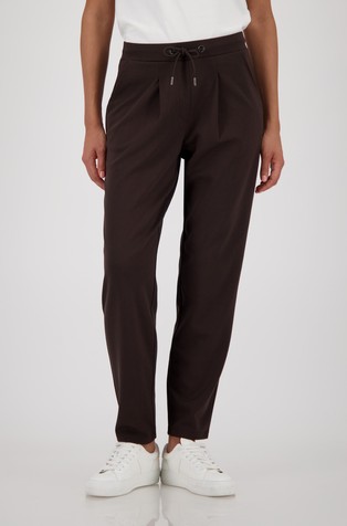Sweatpants with drawstring in blend with viscose