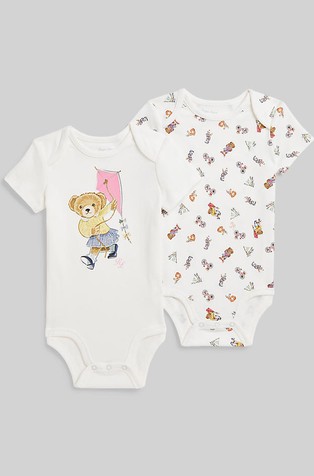 Polo Bear 2-dijelni komplet pamučnih bodija