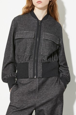 Jersey bomber jacket