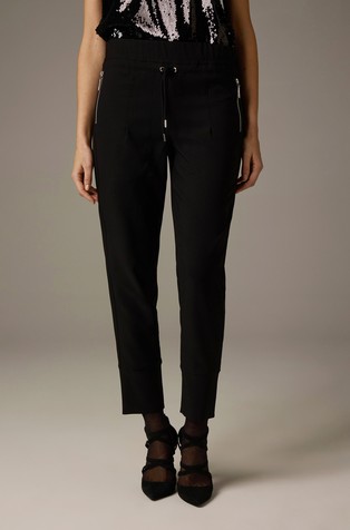 Cropped hlače s podesivom vezicom u struku