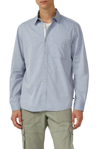 Regular fit košulja s uzorkom i džepom na prsima