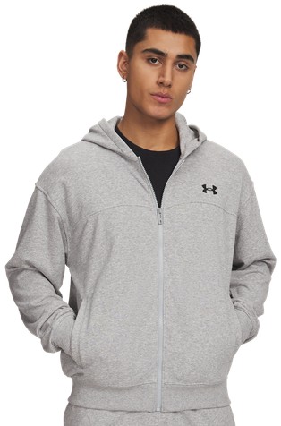 UA Rival Cotton-blend Hooded Full Zip