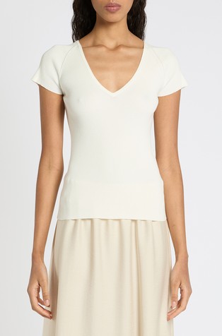 Viscose-blend T-shirt