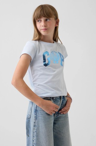 Gap logo majica kratkih rukava za djevojčice