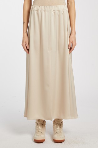 Monochrome duga satenska suknja