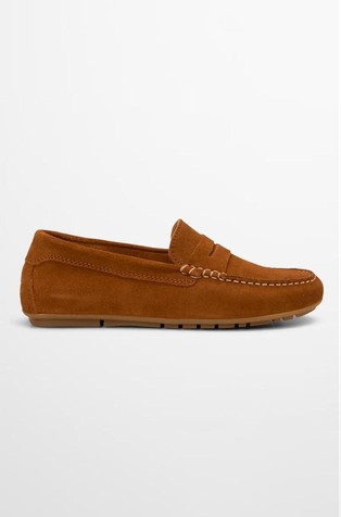 Moccasin in suede