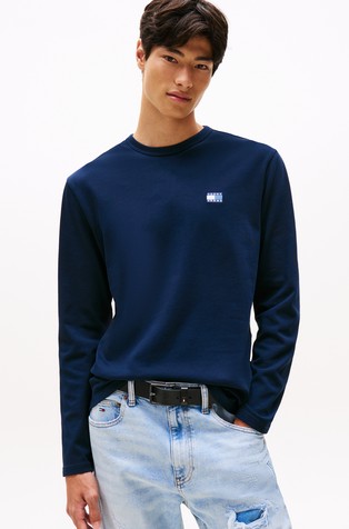 Majica dugih rukava s našivkom