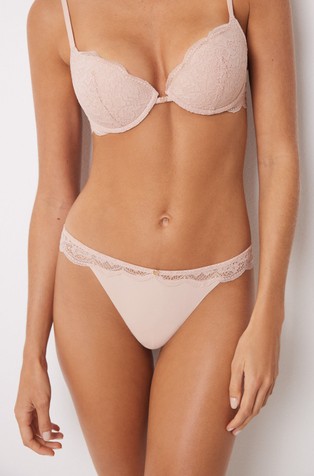 Tangice od mikrofibre i čipke