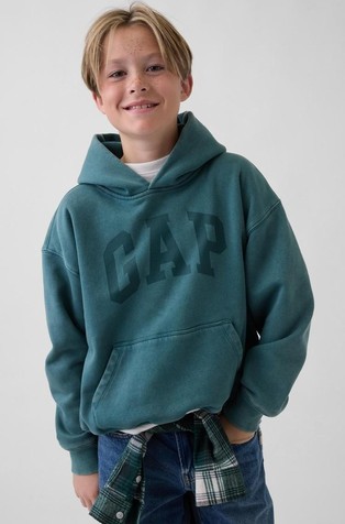 Kids VintageSoft Relaxed Logo Hoodie